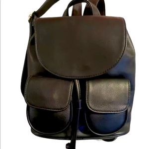 Backpack Black small Flap Closure Wild Fable